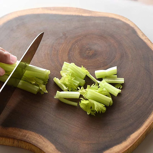 Single Piece Round Sheesham Tree Chopping Board
